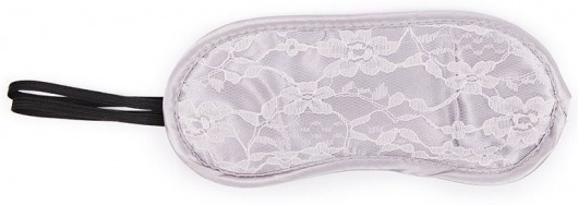 Серая кружевная маска на резиночке - Notabu - купить с доставкой в Воронеже