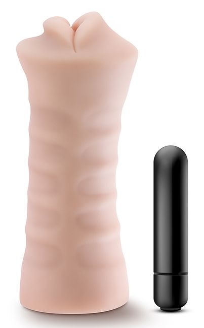 Телесный мастурбатор-ротик Angie - Blush Novelties - в Воронеже купить с доставкой