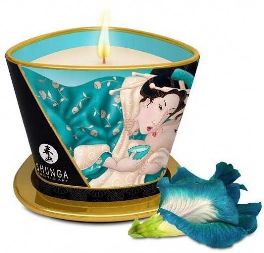 Массажная свеча Island Blossoms - 170 мл. - Shunga - купить с доставкой в Воронеже