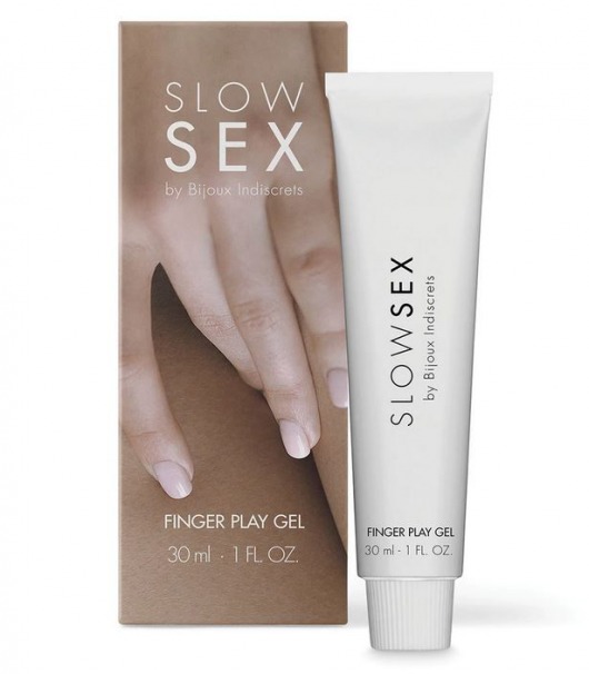 Гель для мастурбации с ароматом кокоса Slow Sex Finger Play Gel - 30 мл. - Bijoux Indiscrets - купить с доставкой в Воронеже