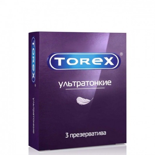 Презервативы Torex  Ультратонкие  - 3 шт. - Torex - купить с доставкой в Воронеже