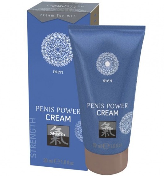 Возбуждающий крем для мужчин Penis Power Cream - 30 мл. - Shiatsu - купить с доставкой в Воронеже