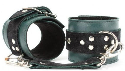 Изумрудные оковы на ноги Ladys Arsenal на карабинах - БДСМ Арсенал - купить с доставкой в Воронеже