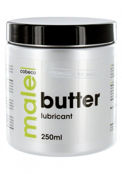Анальный лубрикант MALE Cobeco Butter Lubricant - 250 мл. - Cobeco - купить с доставкой в Воронеже