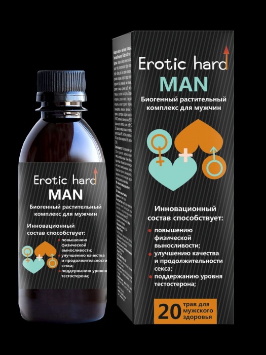 Мужской биогенный концентрат для усиления эрекции Erotic hard Man - 250 мл. - Erotic Hard - купить с доставкой в Воронеже