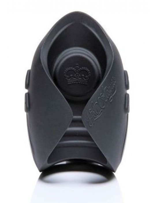 Темно-серый инновационный мужской осциллятор PULSE SOLO LUX с пультом ДУ - Hot Octopuss - в Воронеже купить с доставкой