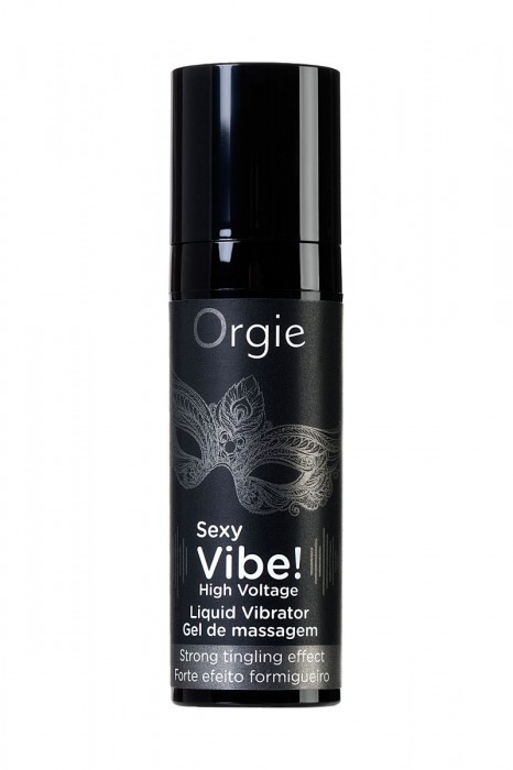 Гель для массажа ORGIE Sexy Vibe High Voltage с эффектом вибрации - 15 мл. - ORGIE - купить с доставкой в Воронеже