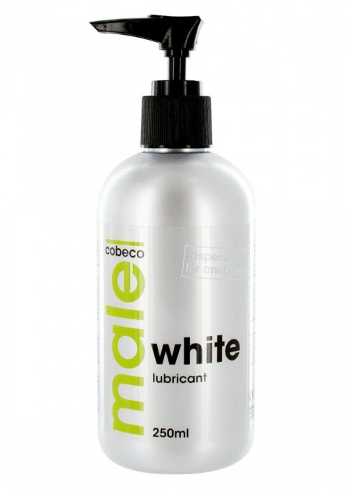 Анальная смазка на водной основе MALE Cobeco White Lubricant - 250 мл. - Cobeco - купить с доставкой в Воронеже
