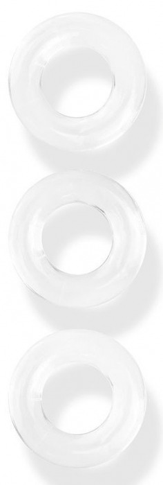 Набор из 3 гладких прозрачных эрекционных колец - Erowoman-Eroman - в Воронеже купить с доставкой