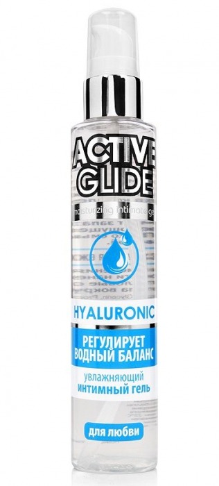 Увлажняющий интимный гель Active Glide Hyaluronic - 100 гр. - Биоритм - купить с доставкой в Воронеже