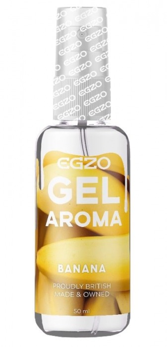 Интимный лубрикант EGZO AROMA с ароматом банана - 50 мл. - EGZO - купить с доставкой в Воронеже