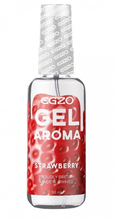 Интимный лубрикант EGZO AROMA с ароматом клубники - 50 мл. - EGZO - купить с доставкой в Воронеже
