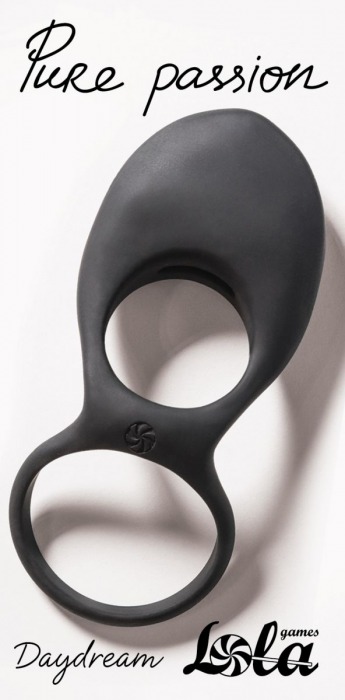 Черное эрекционное виброкольцо Daydream - Lola Games - в Воронеже купить с доставкой
