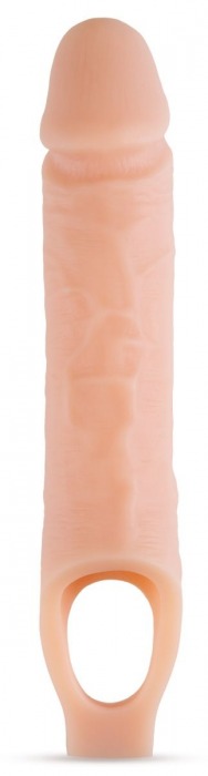 Телесный реалистичный фаллоудлинитель 10 Inch Silicone Cock Sheath Penis Extender - 25,4 см. - Blush Novelties - в Воронеже купить с доставкой