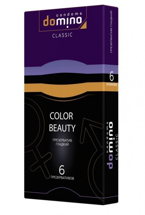 Разноцветные презервативы DOMINO Colour Beauty - 6 шт. - Domino - купить с доставкой в Воронеже