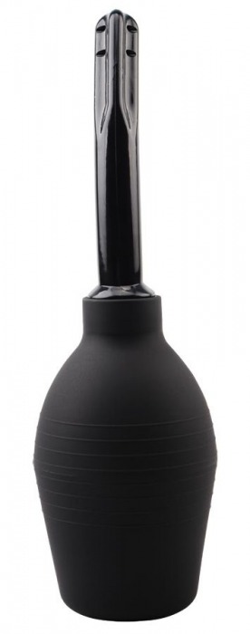 Черный интимный душ-спринцовка Booty Cleanse - Chisa - купить с доставкой в Воронеже