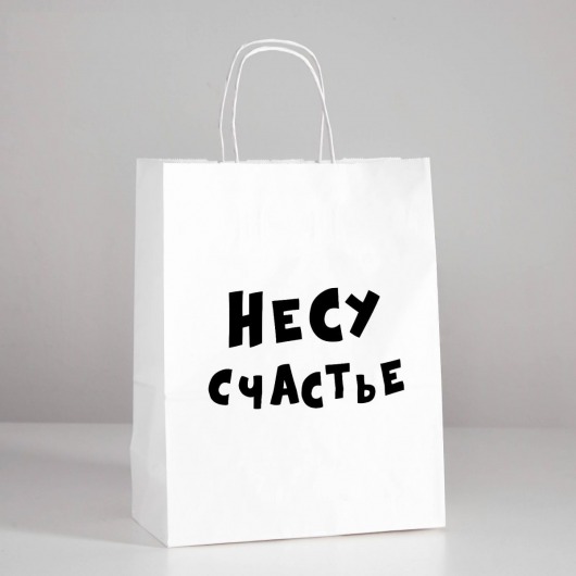 Подарочный пакет  Романтичная парочка  - 30 х 24 см. - UPAK LAND - купить с доставкой в Воронеже