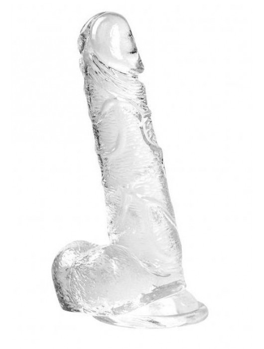 Прозрачный фаллоимитатор Oxygen - 17,5 см. - Lola Games