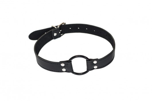 Черный кляп-кольцо Modesty - Lola Games - купить с доставкой в Воронеже