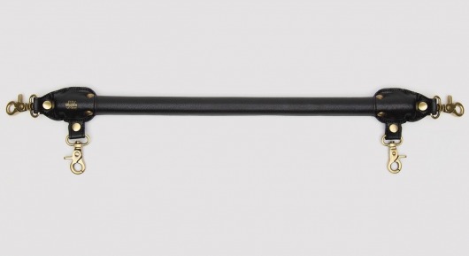 Черная распорка для ног Bound to You Faux Leather Spreader Bar - 50,8 см. - Fifty Shades of Grey - купить с доставкой в Воронеже