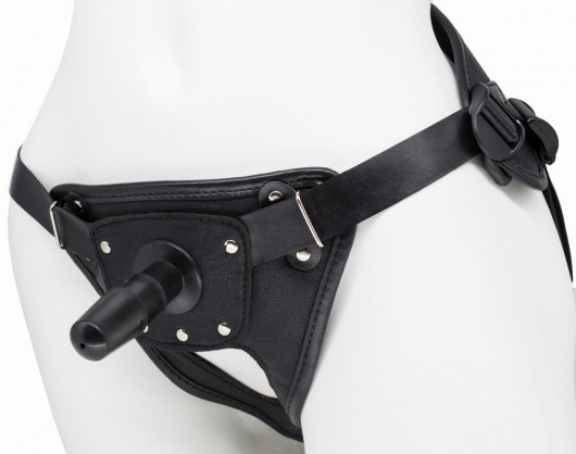 Черный пояс для насадок BEST CLASS STRAP - LOVETOY (А-Полимер) - купить с доставкой в Воронеже