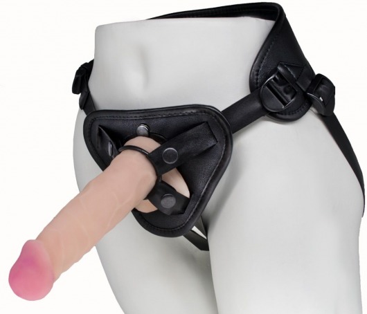 Пояс харнесс BEST UNI strap с 2 сменными насадками - 18,5 и 16 см. - LOVETOY (А-Полимер) - купить с доставкой в Воронеже