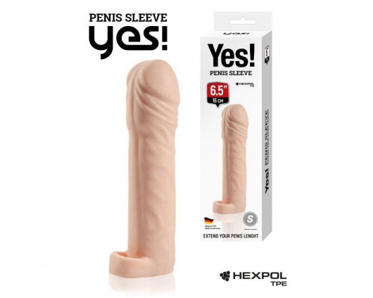 Телесная насадка-удлинитель со вставкой размера L - 16 см. - Sitabella - в Воронеже купить с доставкой