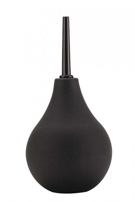 Черный конический анальный душ ANAL DOUCHE - Dream Toys - купить с доставкой в Воронеже