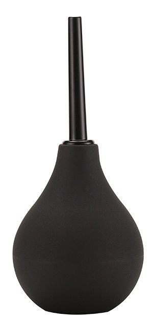 Черный анальный душ ANAL DOUCHE с прямым наконечником - Dream Toys - купить с доставкой в Воронеже