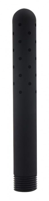 Черная насадка для анального душа ANAL DOUCHE - 15 см. - Dream Toys - купить с доставкой в Воронеже