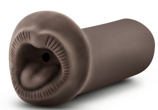 Коричневый мастурбатор-ротик Naughty Nicole - Blush Novelties - в Воронеже купить с доставкой