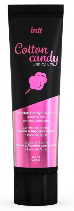 Интимный гель на водной основе Cotton Candy Lubricant - 100 мл. - INTT - купить с доставкой в Воронеже