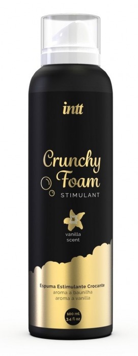 Пенка для массажа Crunchy Foam Stimulant Vanilla - 100 мл. - INTT - купить с доставкой в Воронеже