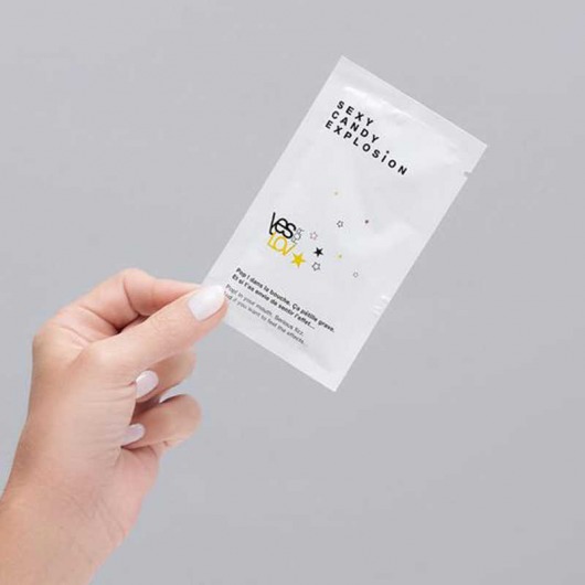 Порошок для оральных ласк и массажа  Взрывающаяся карамель  - 7 гр. - YESforLOV - купить с доставкой в Воронеже