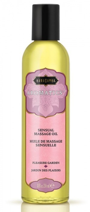 Массажное масло с цветочным ароматом Pleasure Garden - 236 мл. - Kama Sutra - купить с доставкой в Воронеже