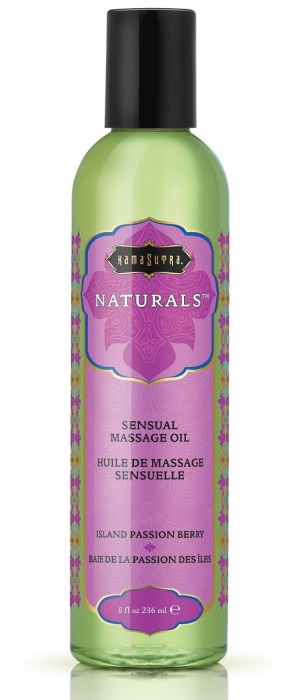 Массажное масло Naturals Island Passion Berry с ароматом тропических фруктов - 236 мл. - Kama Sutra - купить с доставкой в Воронеже