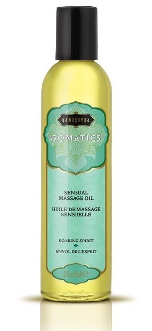 Массажное масло с освежающим цитрусовым ароматом Soaring Spirit - 59 мл. - Kama Sutra - купить с доставкой в Воронеже