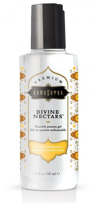 Гель-лубрикант на водной основе Divine Nectars Vanilla с ароматом ванили - 150 мл. - Kama Sutra - купить с доставкой в Воронеже