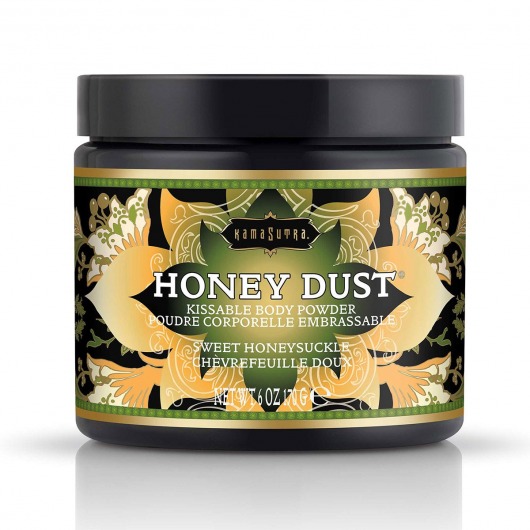 Пудра для тела Honey Dust Body Powder с ароматом жимолости - 170 гр. - Kama Sutra - купить с доставкой в Воронеже