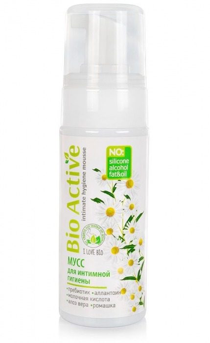 Мусс для интимной гигиены Bio Active - 150 мл. - Биоритм - купить с доставкой в Воронеже