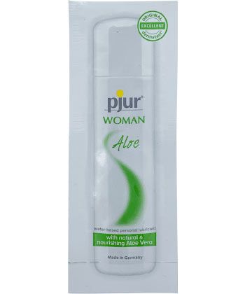Лубрикант на водной основе pjur WOMAN Aloe - 2 мл. - Pjur - купить с доставкой в Воронеже