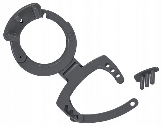 Кольцо с зажимом для мошонки для пояса верности Pubic Enemy - MyStim - купить с доставкой в Воронеже