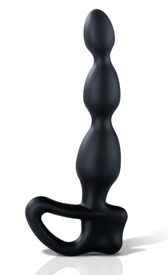 Черный массажёр простаты Big Bend-it - 18 см. - MyStim - купить с доставкой в Воронеже