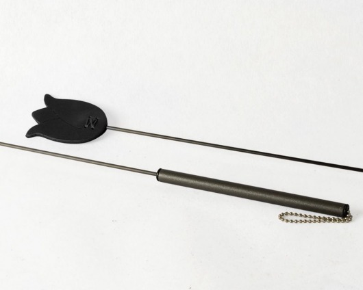 Черный стек  Тюльпан  - 60 см. - Sitabella - купить с доставкой в Воронеже