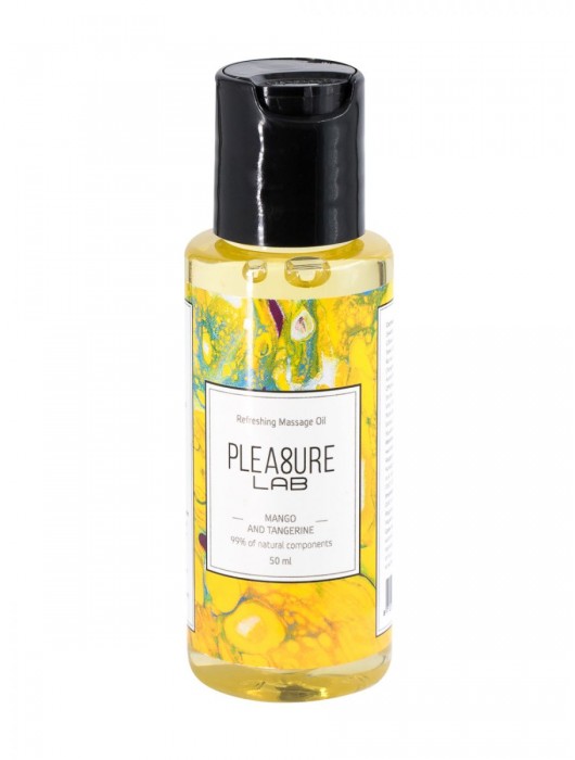 Массажное масло Pleasure Lab Refreshing с ароматом манго и мандарина - 50 мл. - Pleasure Lab - купить с доставкой в Воронеже