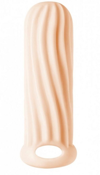 Телесный фаллоудлинитель Homme Wide - 13 см. - Lola Games - в Воронеже купить с доставкой