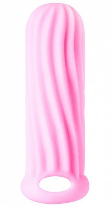 Розовый фаллоудлинитель Homme Wide - 13 см. - Lola Games - в Воронеже купить с доставкой