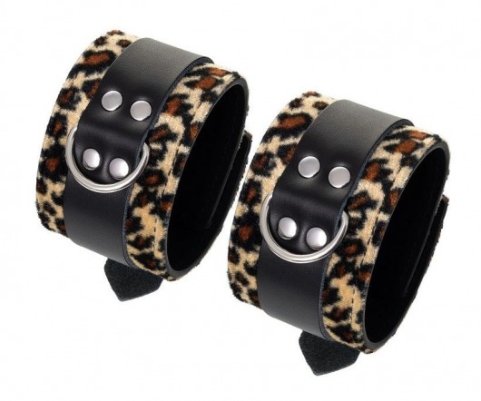 Наручники Anonymo с анималистическим принтом - ToyFa - купить с доставкой в Воронеже