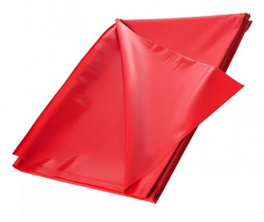 Красная простыня для секса из ПВХ - 220 х 200 см. - ToyFa - купить с доставкой в Воронеже