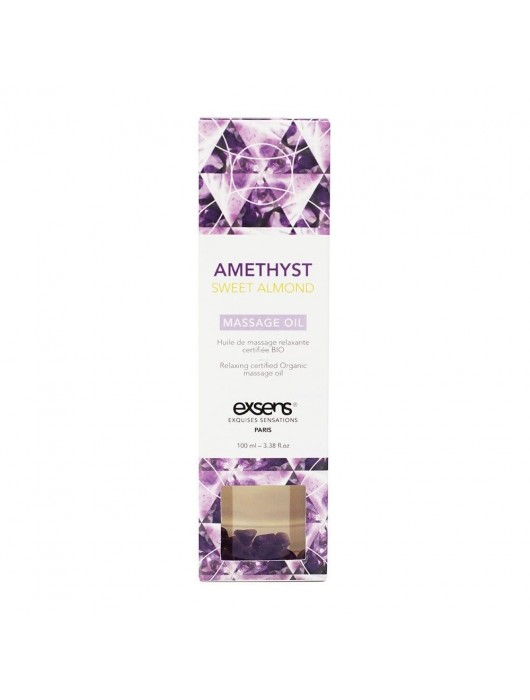Органическое массажное масло AMETHYST SWEET ALMOND - 100 мл. - Exsens - купить с доставкой в Воронеже